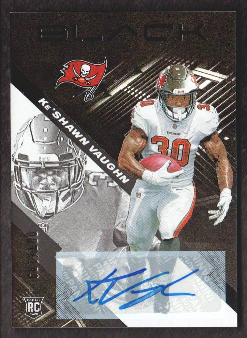2020 Panini Black Football Rookie Autograph #130 Ke'Shawn Vaughn 007/199 AUTO