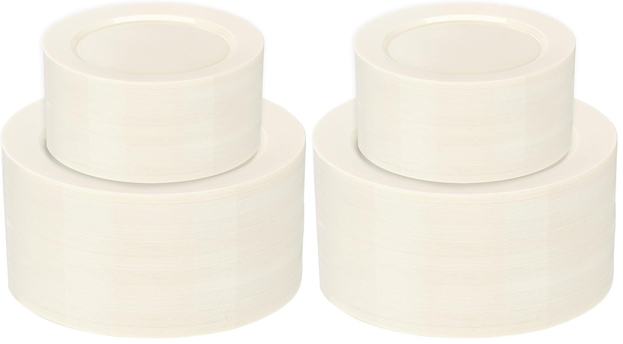 Silver Disposable Plates - 102 Pack -15 Silver Disposable Plates - 102 Pack -15