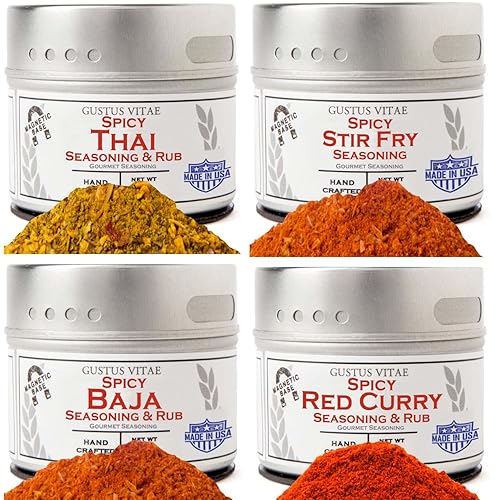 Spicy One Pot Wonders | Colección Gourmet Seasoning and Rub | Sin OMG | Todo natural | Lote pequeño | Mezclas de especias artesanales | Regalo