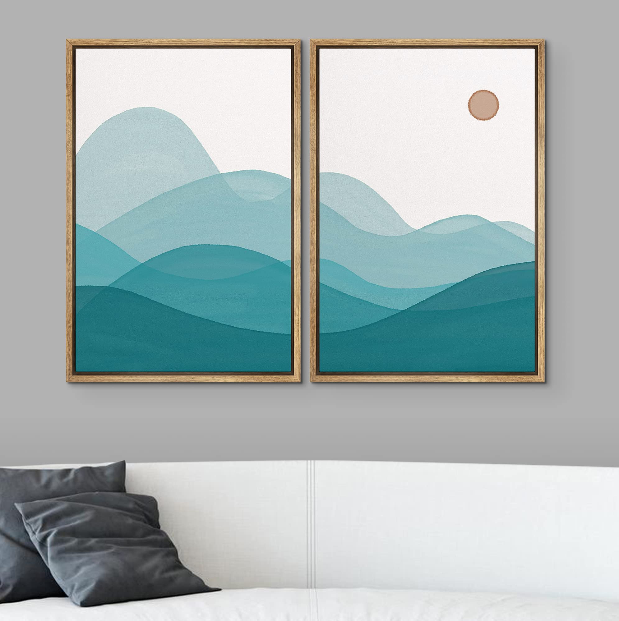 Amazon.co.jp: SIGNWIN フレーム入りウォールアートプリントセット