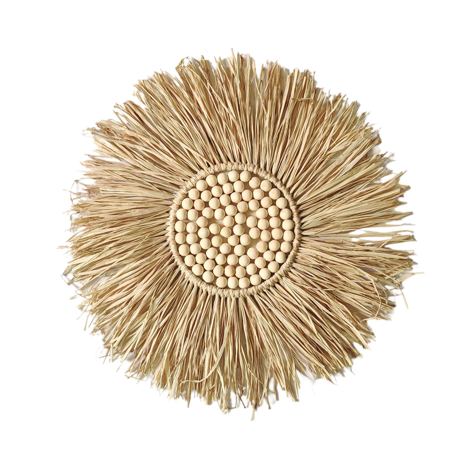 Handgewebter Bast Wandbehang - Boho Deko Für Wohnzimmer & Schlafzimmer