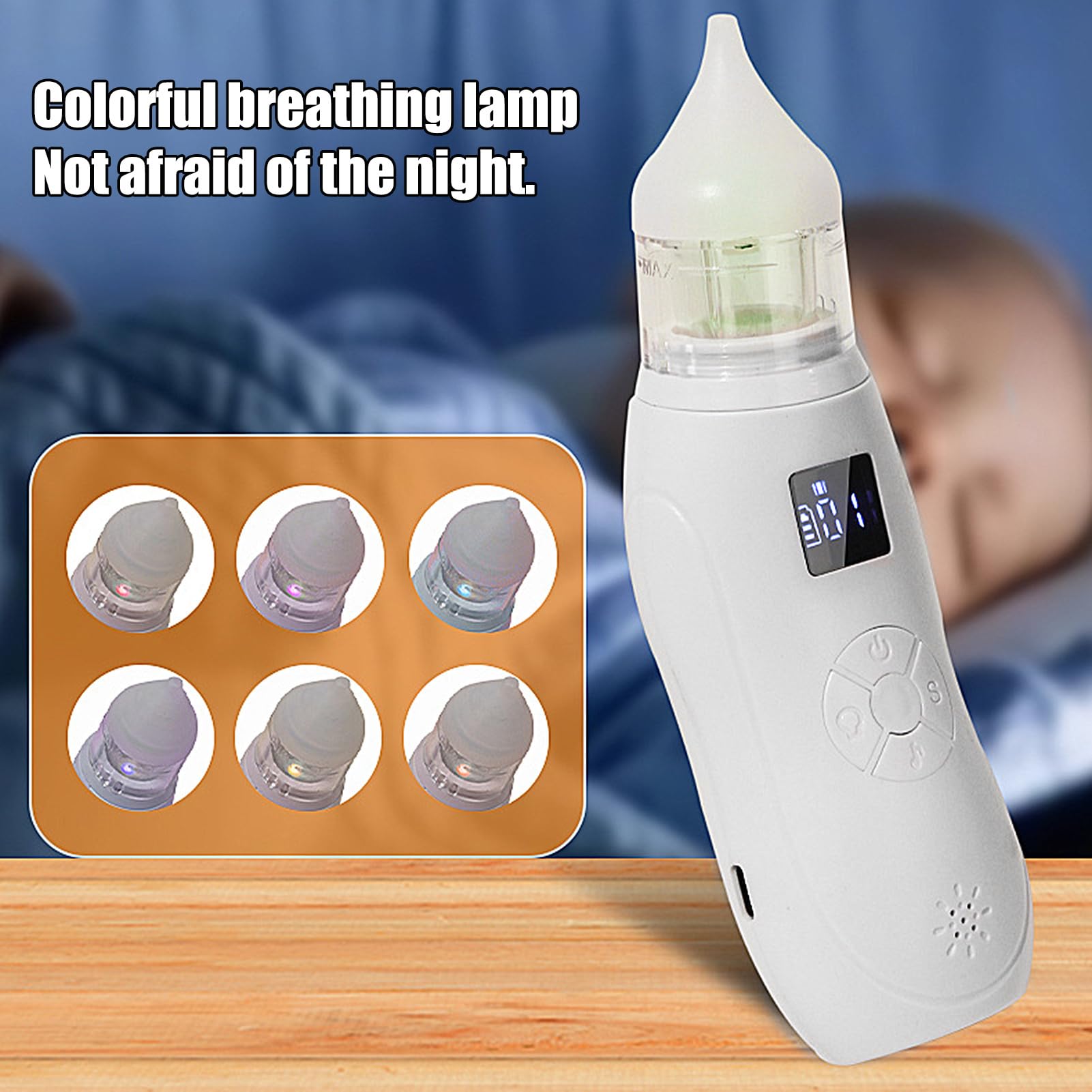 Aspiratore nasale per bambini Antireflusso delicato
