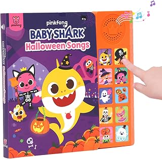 Pinkfong Baby Shark Halloween Songs Sound Book | Children's Halloween Book | Interactive Learning Book for Toddlers 1-3 | Educational Musical Book | Baby Shark for Babies & Toddlers