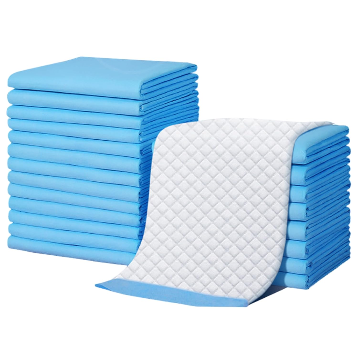 100Pcs Disposable Changing Pads for Baby 13x17.7 Soft Quick Absorbing Nonwoven Baby Changing Pad for Babies, Adults and Pets, Ich Dekor