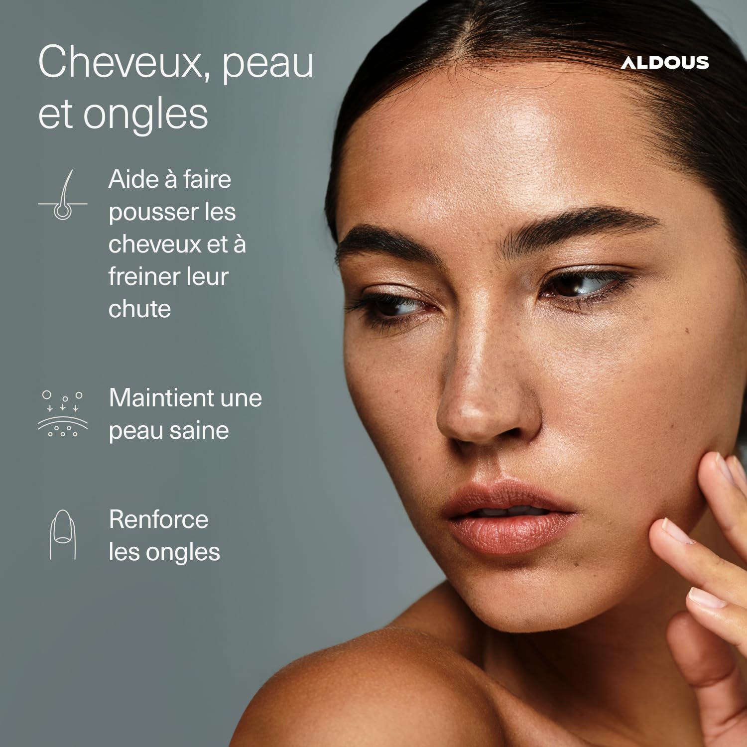 Biotine 12 000 mcg - 400 Comprimés - Zinc, Sélénium, Vitamine D3 et Vitamine E - Biotine Cheveux, Peau et Ongles - Biotine Cheveux Pousse Rapide - Complément Alimentaire Pousse Cheveux - ALDOUS