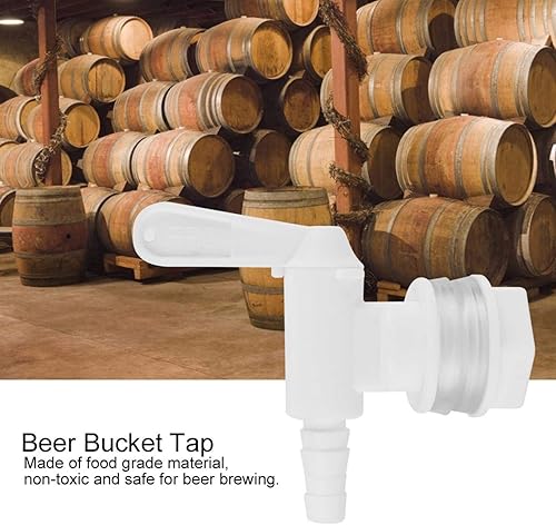 Miniatura 2 de Válvula de espiga de cubo de embotellado de plástico, para fermentador de cerveza casera, grifo de cerveza, embotellado, cubo fermentador fácil de