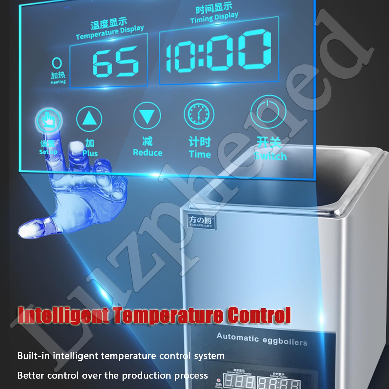 Hervidor De Huevos Automático De Aguas Termales para Uso Comercial, Cocedor eléctrico de Gran Capacidad (9 L), para onsen y para cocinar Huevos pasados ​​por Agua