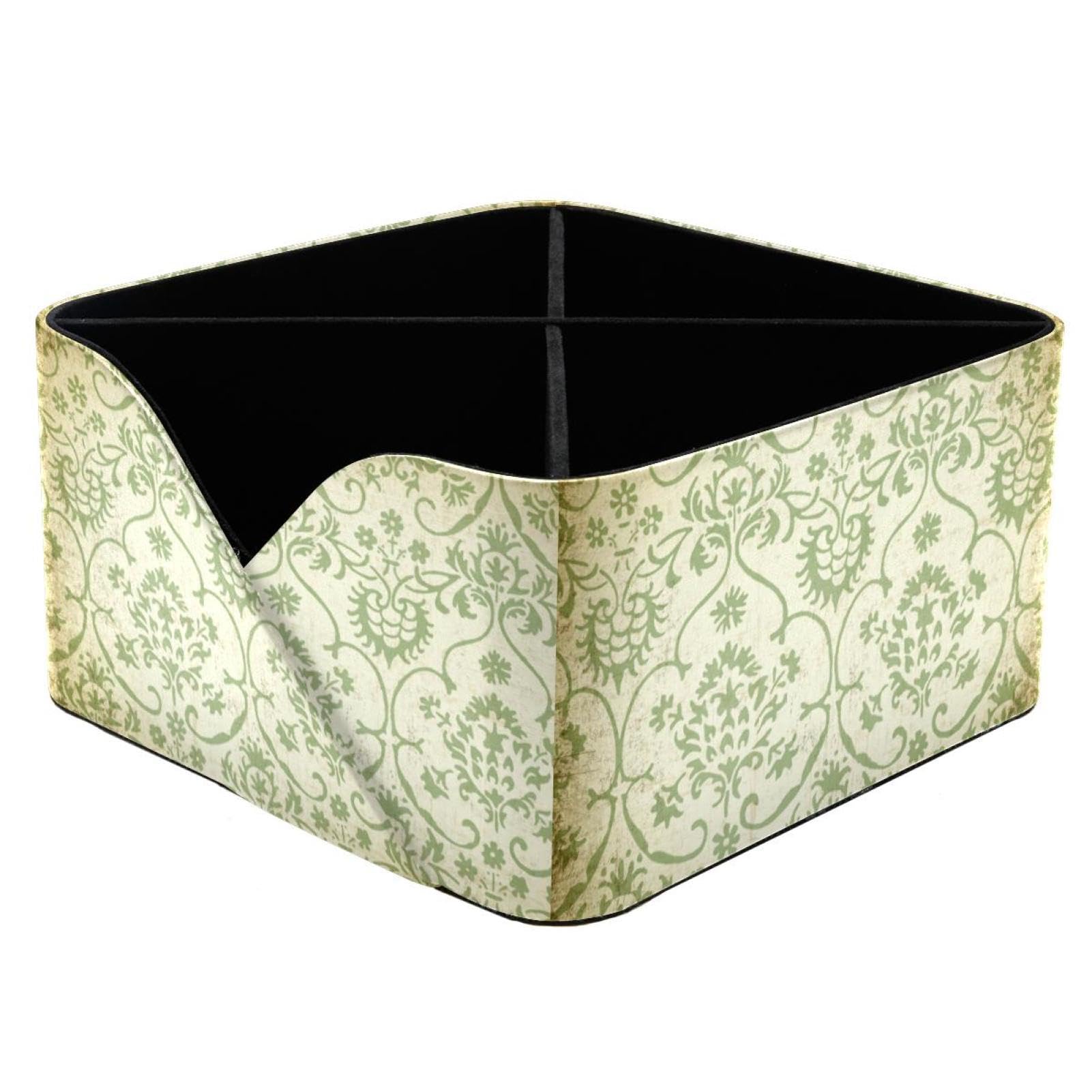 Pot de rangement pour bureau vintage fleuri afin de trier vos crayons et stylos éparpillés