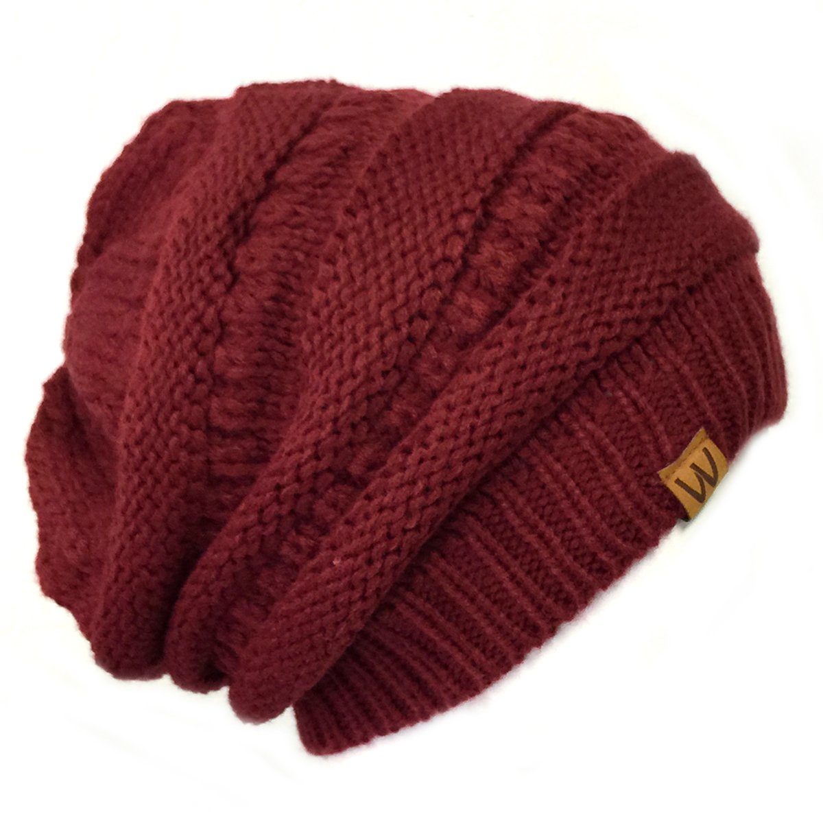 Wrapables Strickmütze Slouchy Beanie Beret