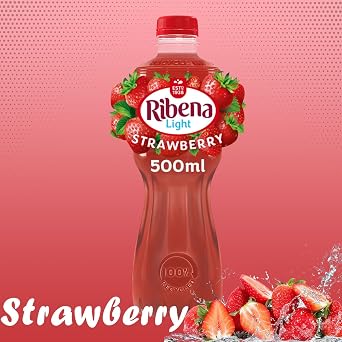 Ribena Strawberry Juice 500 ml (Pack of 12)