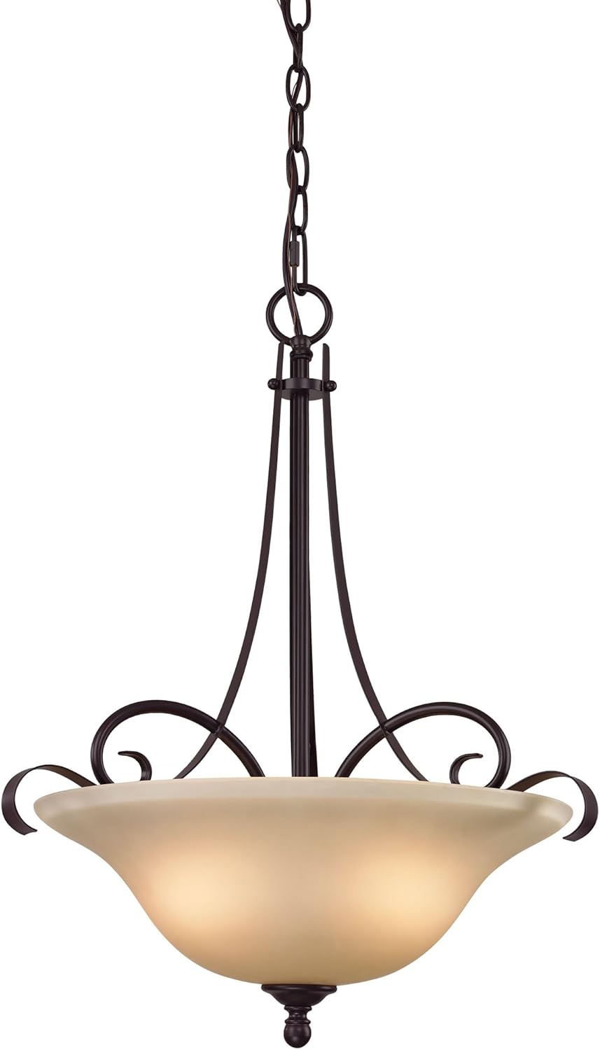 Cornerstone Lighting 1003PL/10 Brighton 3 Light Pendant, Large, Oil