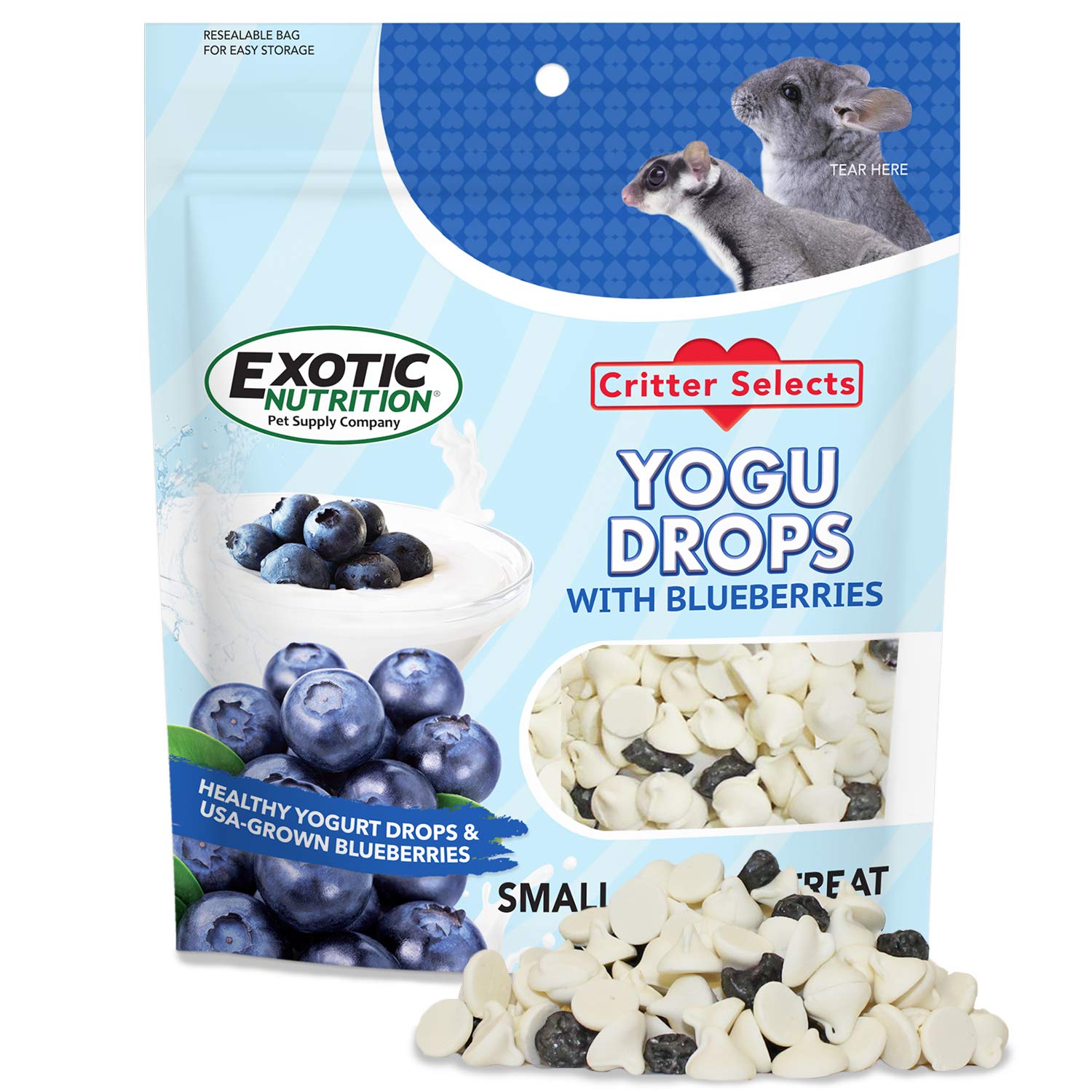 Yogu Drops With Blueberry Healthy Natural Fruit & Yogurt Treat For