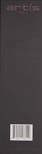 Miniatura 3 de Artis Elite - 7 pinceles ovalados para maquillaje, pincel de maquillaje sintético, de lujo, ideal para base, SPF, cuidado de la piel, uso con