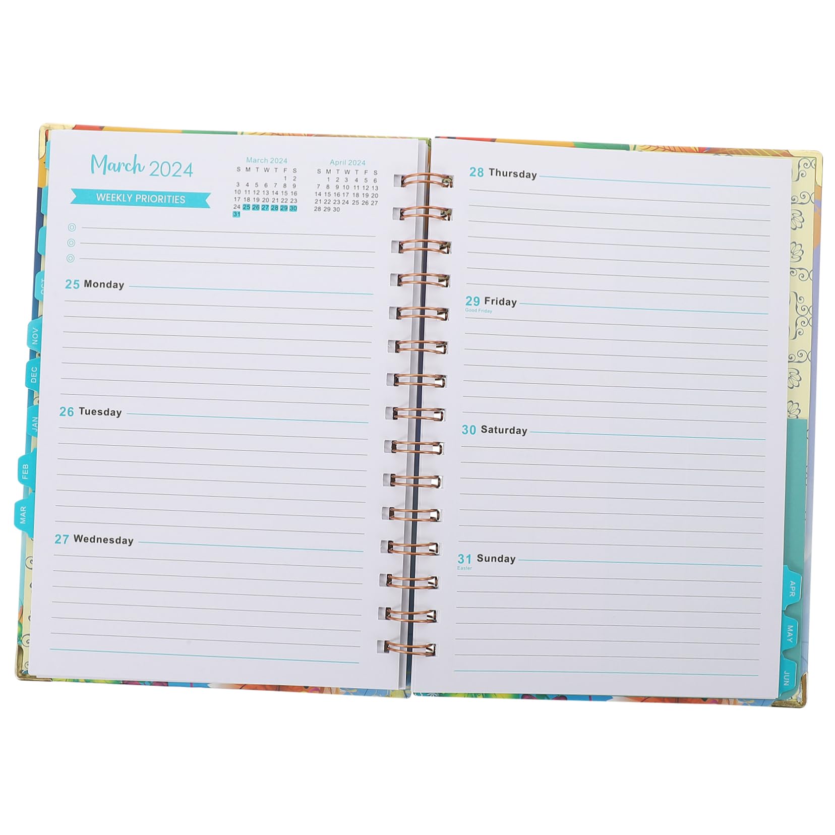 5 Pz Libro Agenda 2023 personal planner agenda ufficio agenda 2023 agenda giornaliera organizzatore di pianificatori domestici taccuino pianificatore giornaliero scrivere un libro