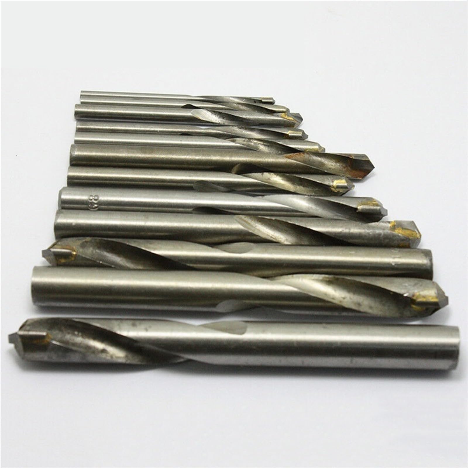 10 szt. 3-20 mm końcówka z twardego metalu wiertła TCT ślusarz wiertła do żeliwa aluminium betonu (rozmiar: 5 mm)
