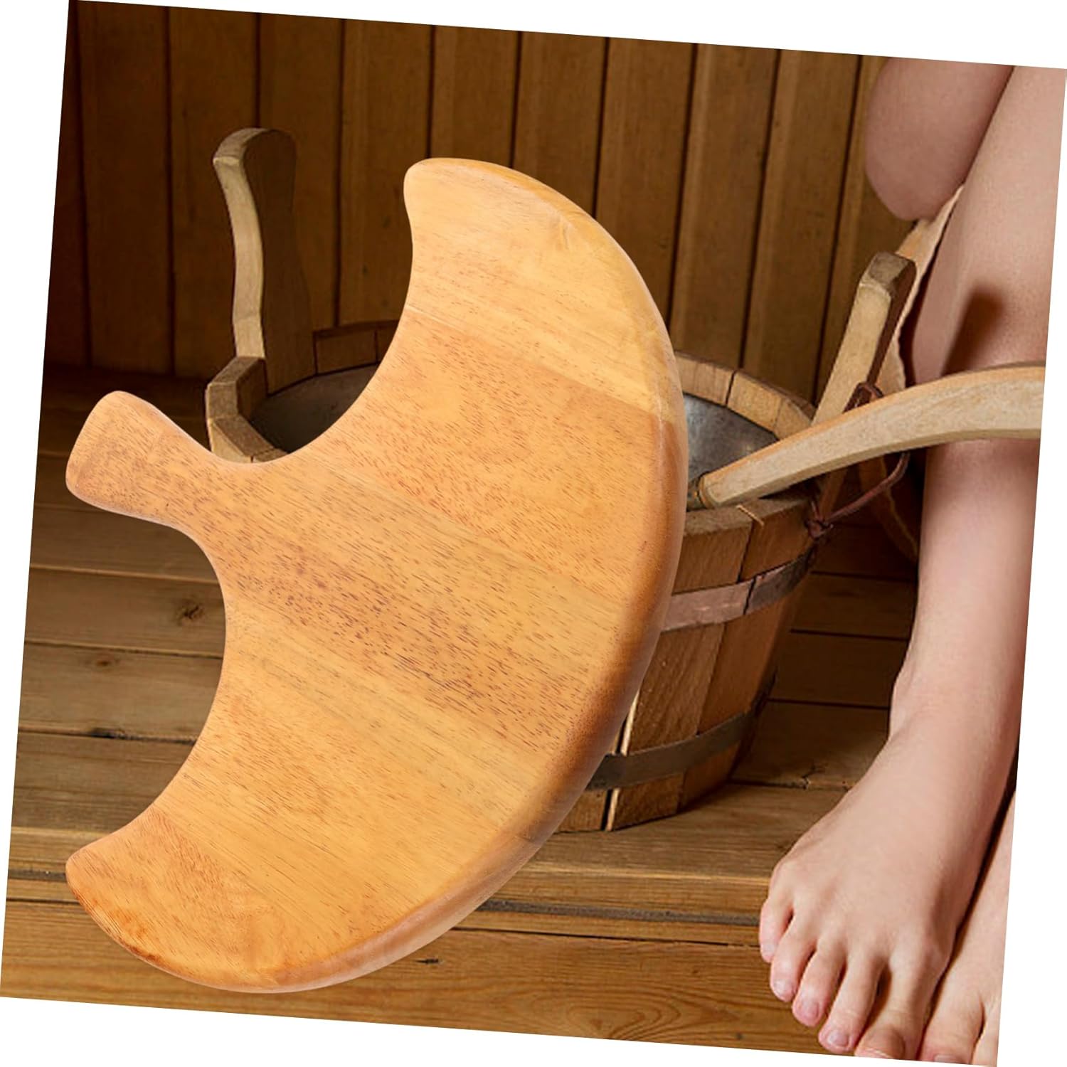 Foot Bath Bowl Lid Replacement Wooden Foot Bath Basin Cover for Soaking Feet