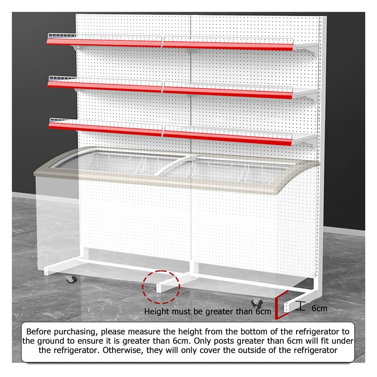 Półki Heavy-Du Blazer na rynki Sklepy spożywcze Artykuły biurowe Sklepy i detaliści Beve 119,5 x 39 x 195 cm Komercyjne systemy regałów