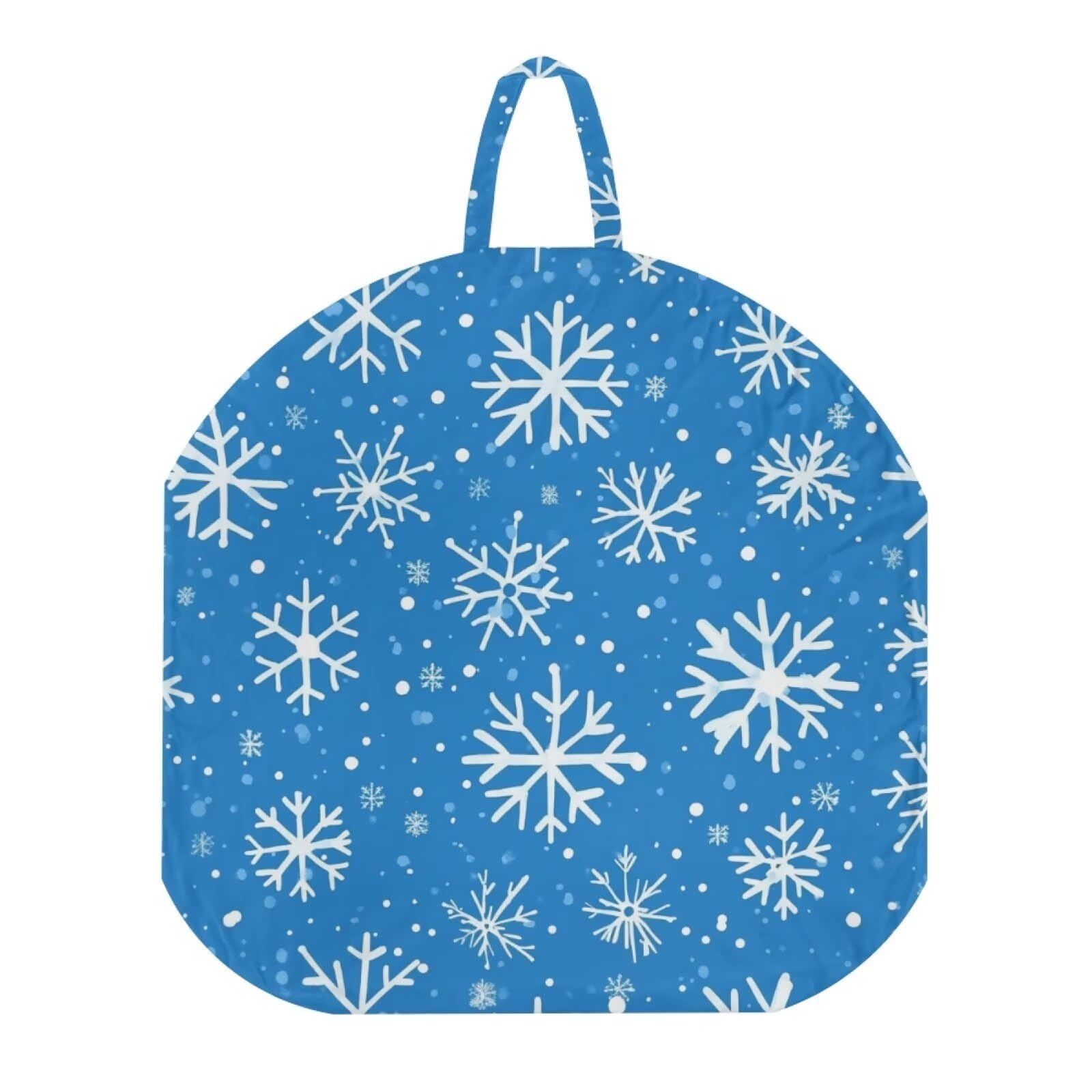 YUVAMAGIMO Newborn Lounger Cover Christmas Snowflake Baby Lounger Cover Ultra Soft Snug Fitted Baby Lounger Slipcover Stretchy Removable Cover for Infant Lounger Pillow Cover Xmas Decor