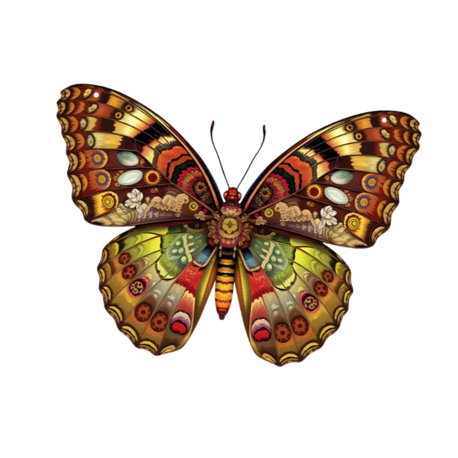 Metal Butterfly Wall Decor Balcony Patio Garden Butterfly Hanging Wall Decor|Home & Garden | Home D?©cor | Figurines|1 Metal Butterfly Wall Art Decor-image-3