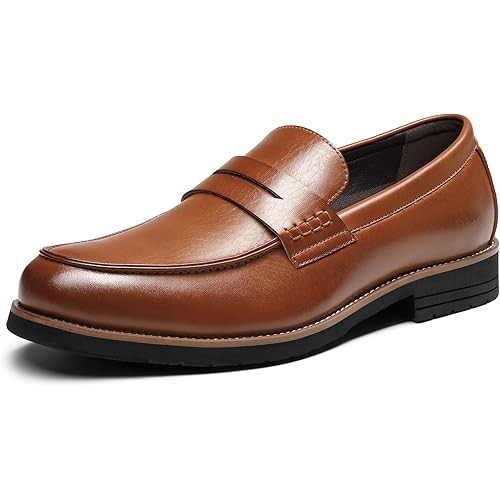 Bruno Marc Men's Dress Slip-on Penny Loafers Business Formal Shoes