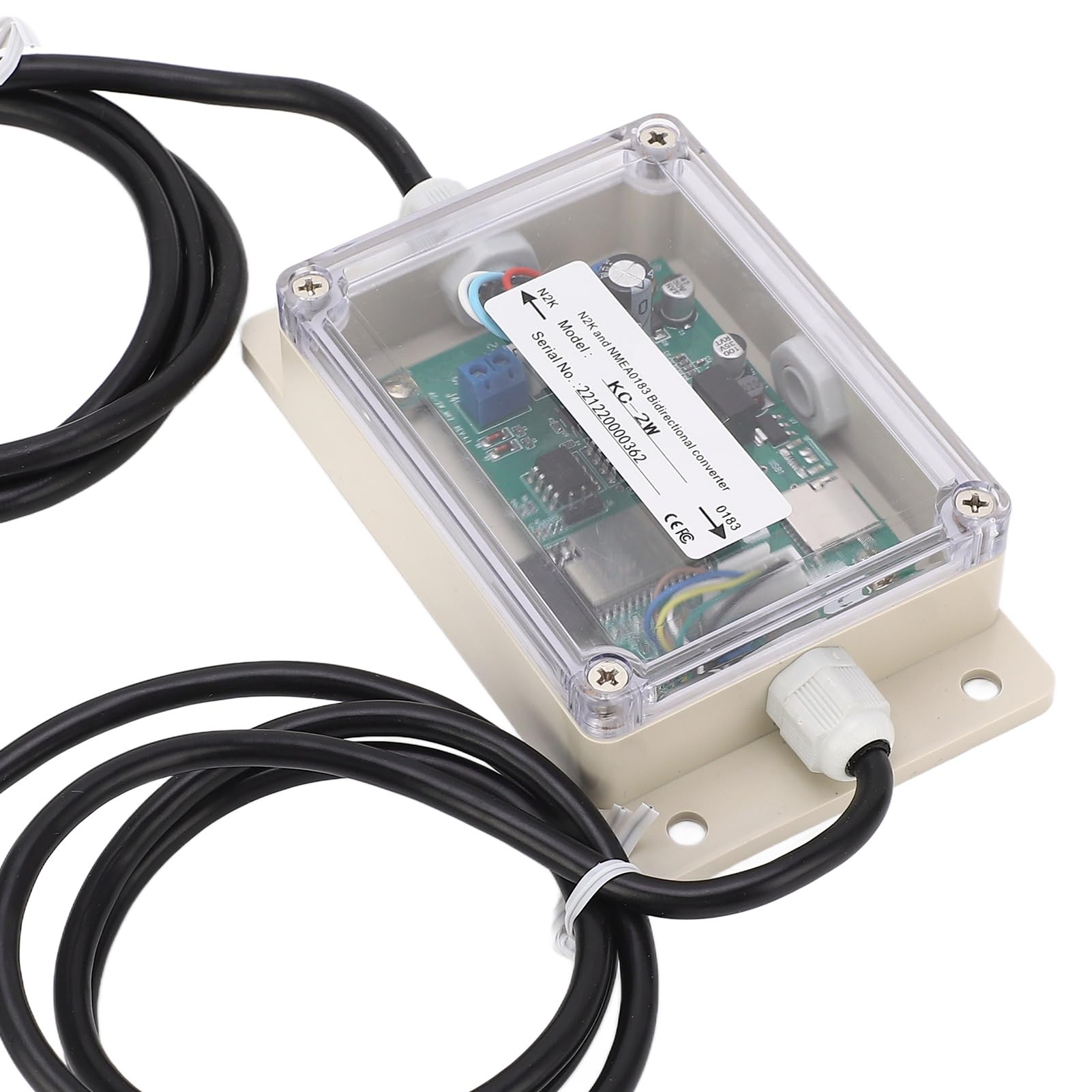 Tbest KC-2W Dwukierunkowy moduł Konwertera NMEA2000 na NMEA0183 IPX67 do Elektroniki Morskiej, Plug & Play, DC 9-30 V, możliwość Aktualizacji Oprogramowania Sprzętowego