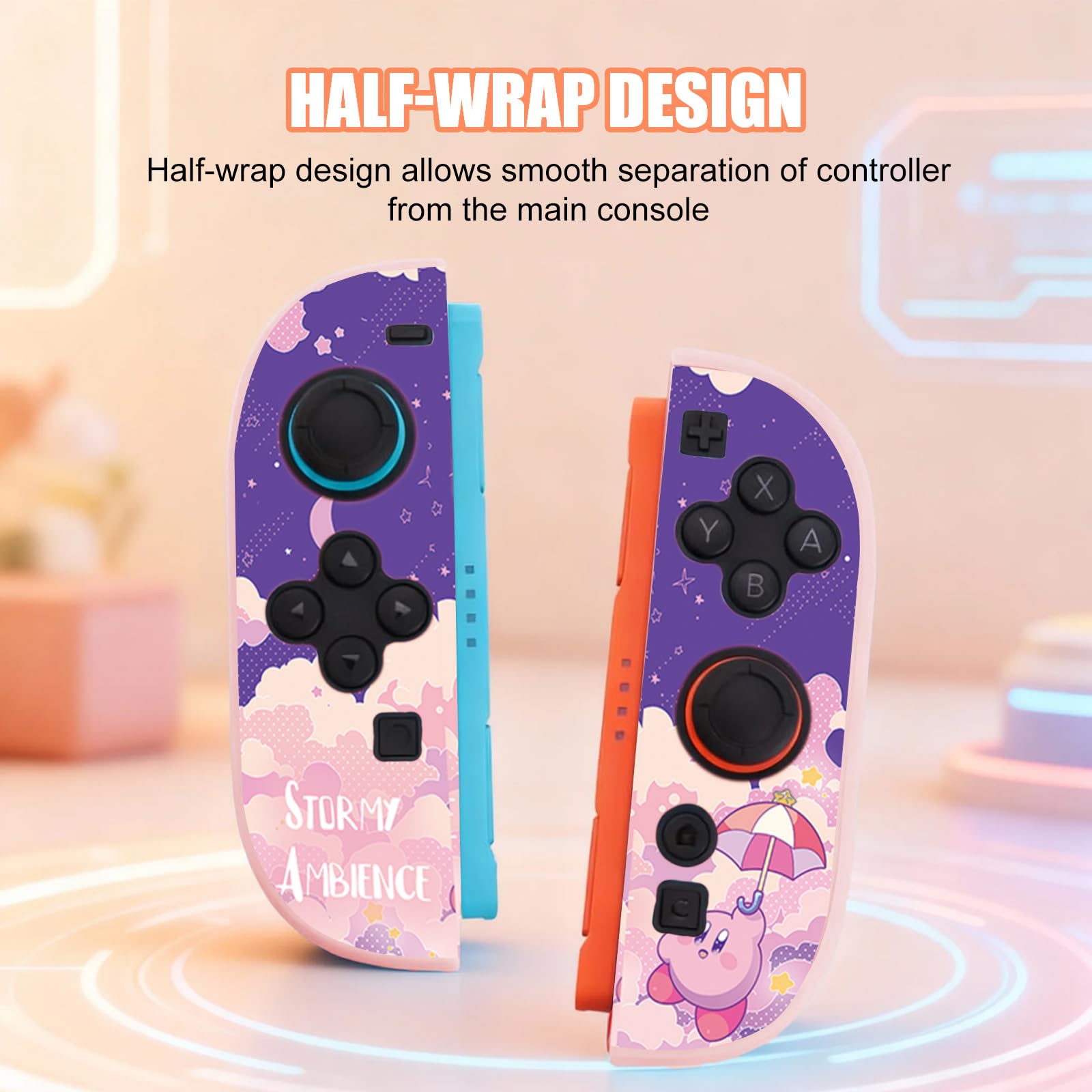 BAYINBROOK Switch 2 (2025) Coque TPU Antichoc Antidérapante Souple, Rechargeable sans Retirer la Coque, Protection Joystick