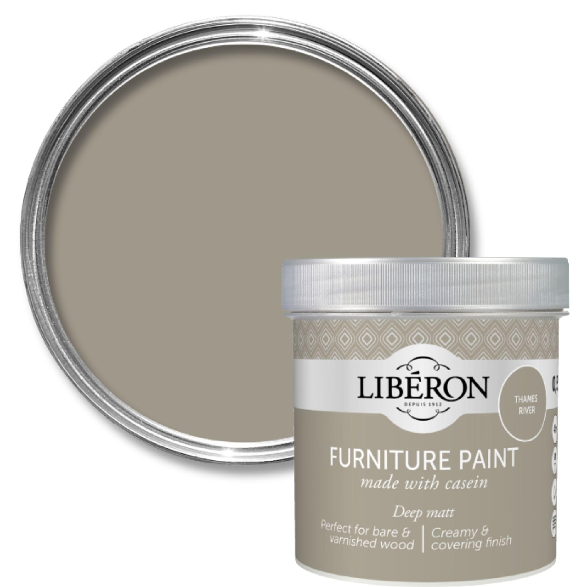 Libéron Furniture Paint for Wood Furniture, Thames River Matt, 500ml