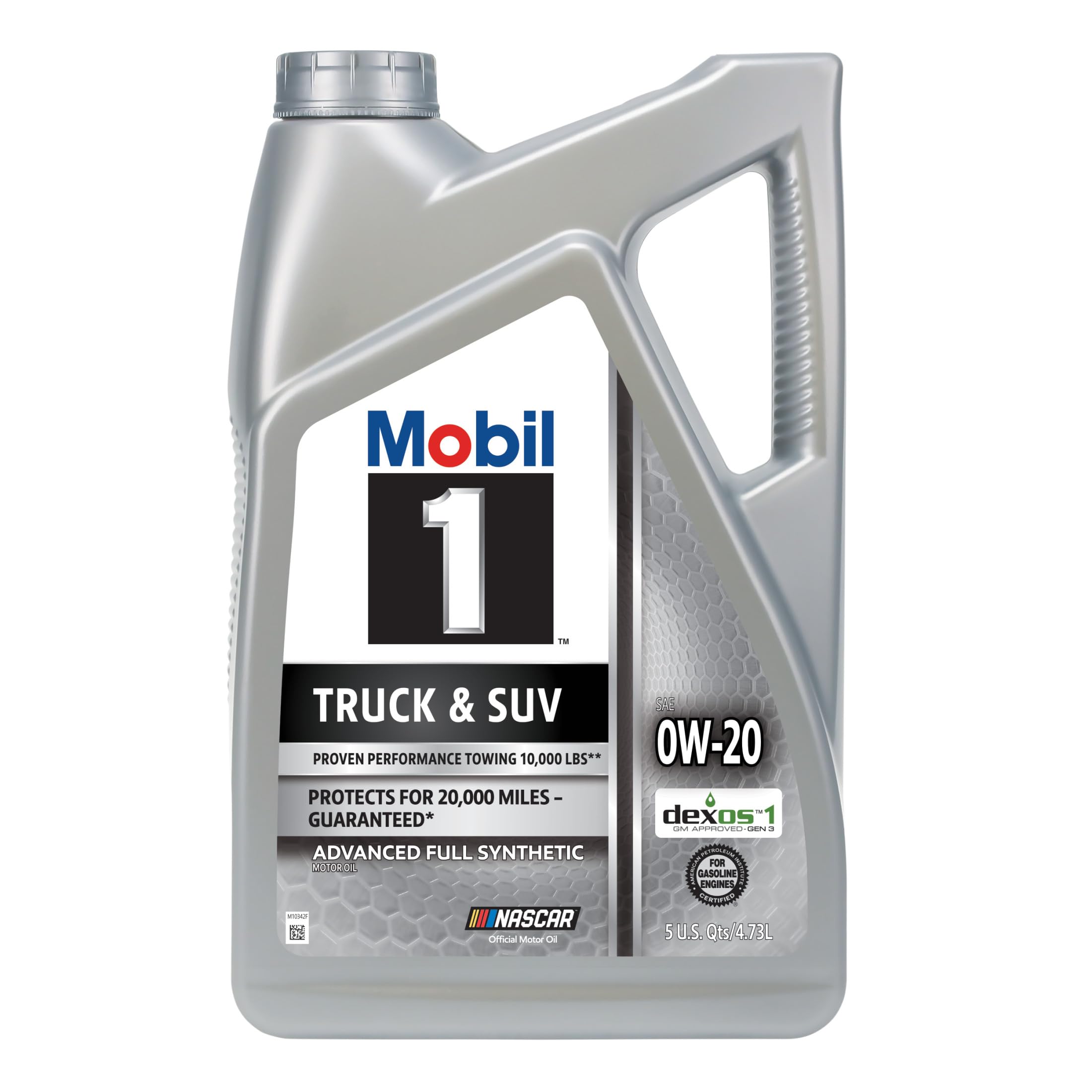 Mobil 1 Truck &amp; SUV Full Synthetic Motor Oil 0W-20, 5 Quart