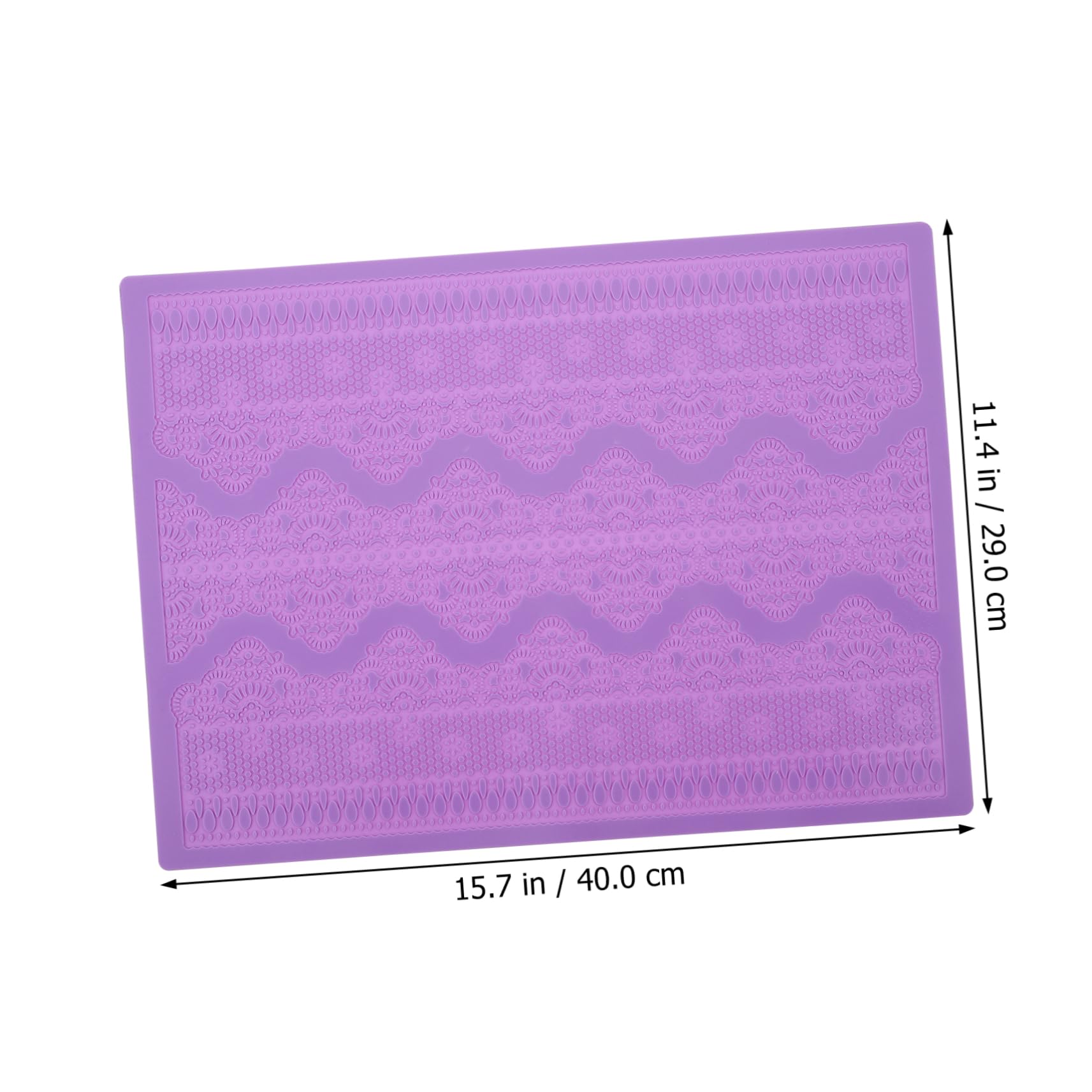 GRIRIW Versatile Dessert Template Cake Rim Decoration Rich Patterns Easy to Clean