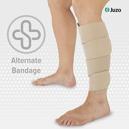 Miniatura 3 de Juzo Reversible Versátil Soporte 30-60mmHg Tobillera Compresión Wrap