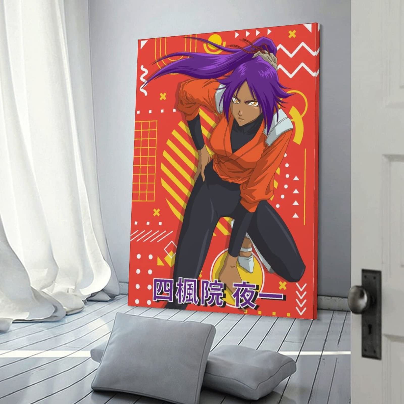 BLEACH 夜一　セル画　2セット Amazon.co.jp: BLEACH HD キャラクター ポスター 夜一 四方院 2