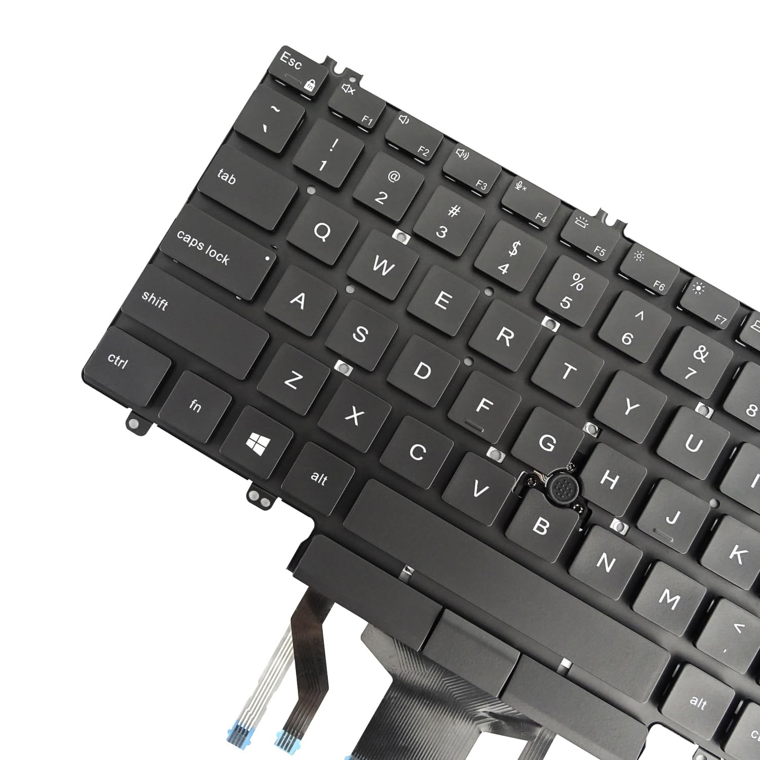 Dla Dell Latitude 5500 5501 5510 5511 Precision 3500 3501 3540 3541 podświetlana klawiatura (US, podświetlenie)