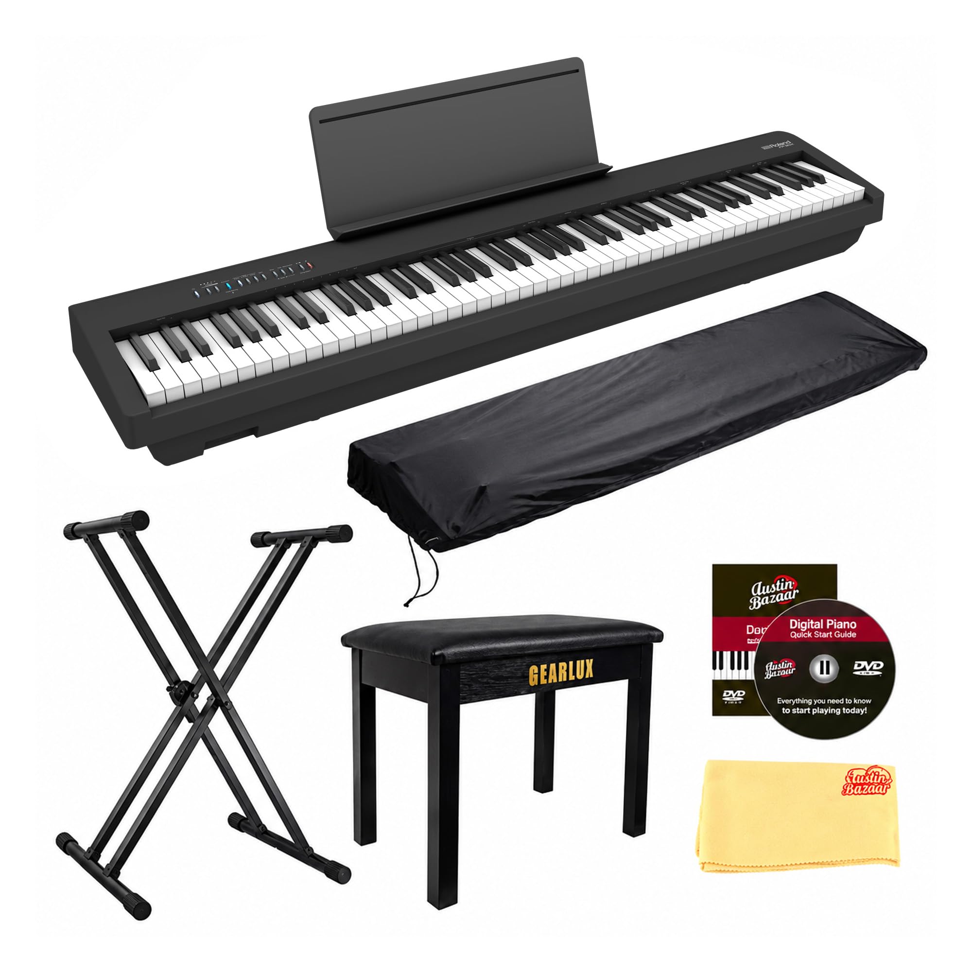 Roland FP-30X 88-Key Digital Piano - Black
