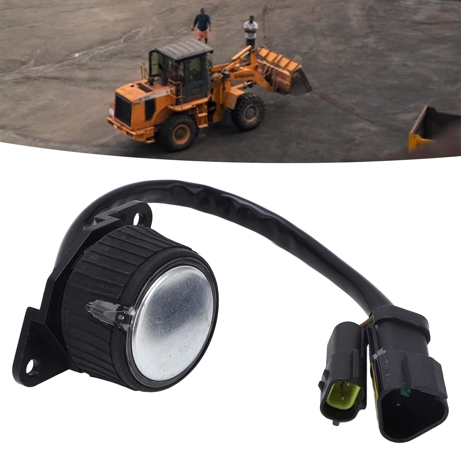 OEM Throttle Motor Knob Switch for Excavator Control, ABS Alloy Steel, High Sensitivity Replacement Part, 3-Pin IP67