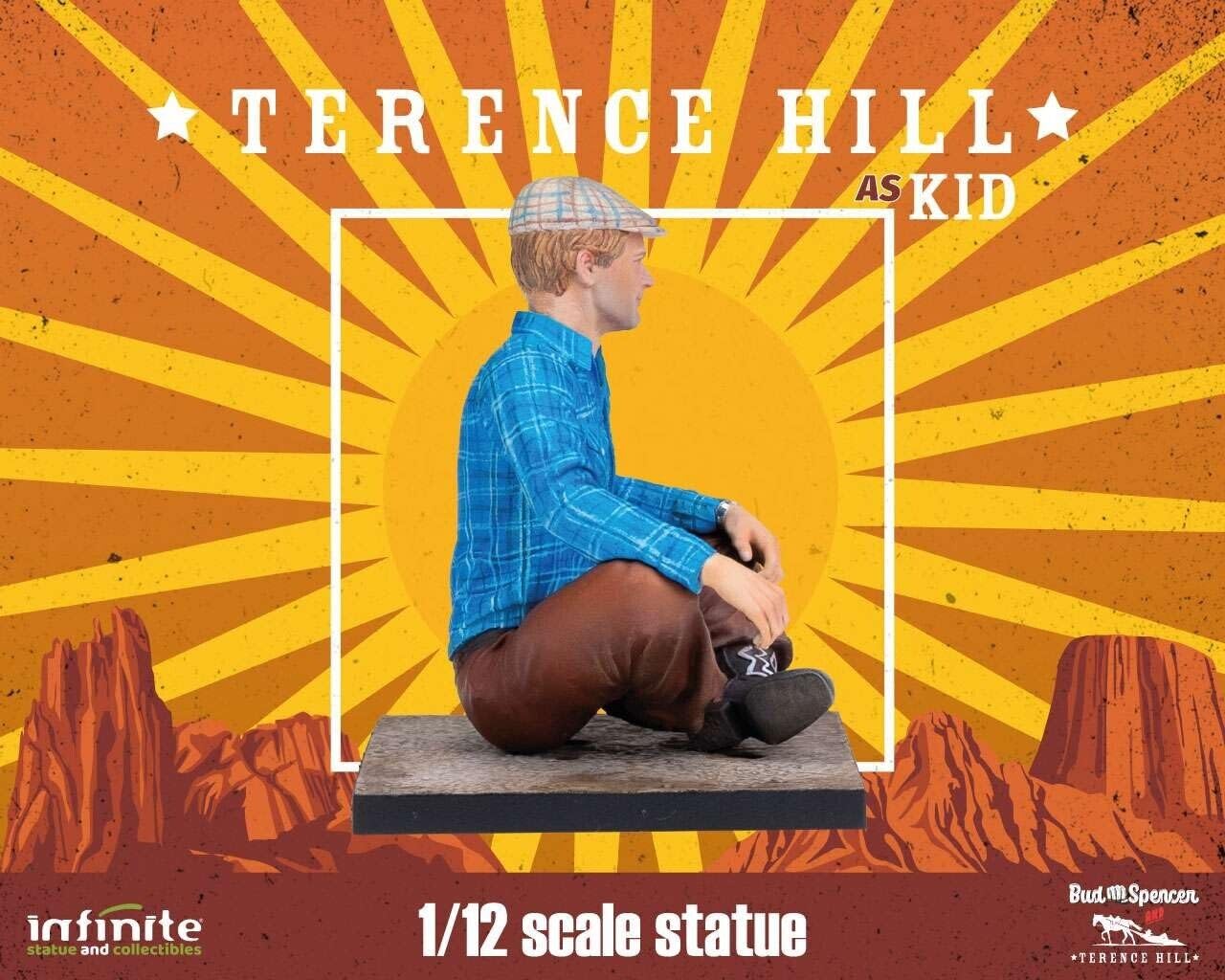 Infinite Statue TERENCE HILL Kid - Scena Film ALTRIMENTI CI ARRABBIAMO - Statua Figura da Collezione in PVC - scala 1/12 - altezza 8cm, 94780