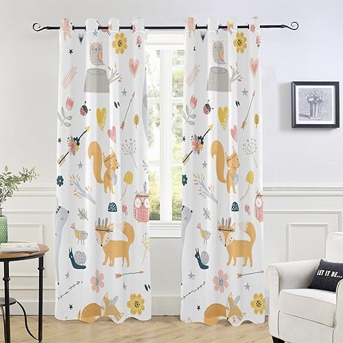 Miniatura 6 de Black Out Curtains Farmhouse Curtains for Window Treatments 84" Room Divider Bathroom Curtains cortinas para cocina