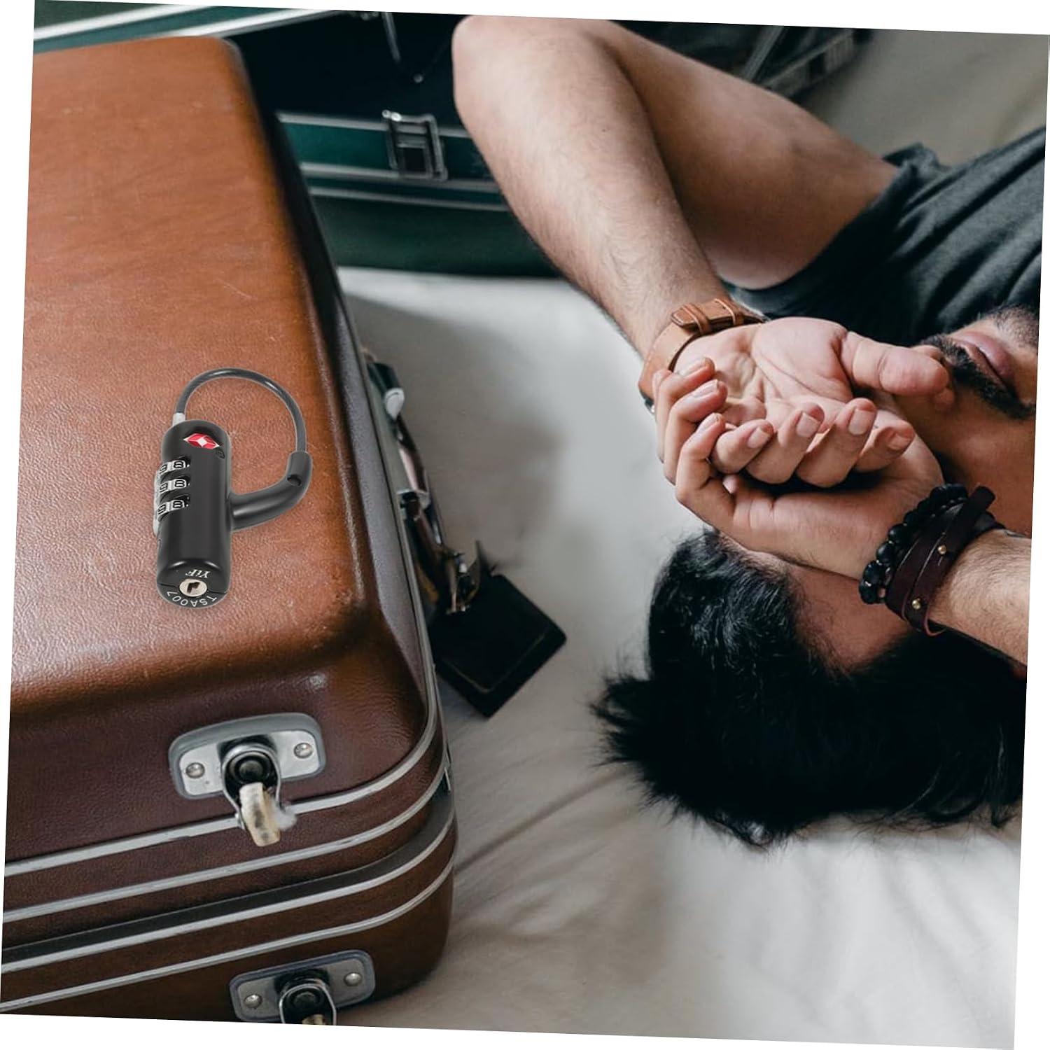 GLEAVI Combination Luggage Lock TSA Approved Suitcase Padlock for Travel Gym Locker Luggage Combination Lock