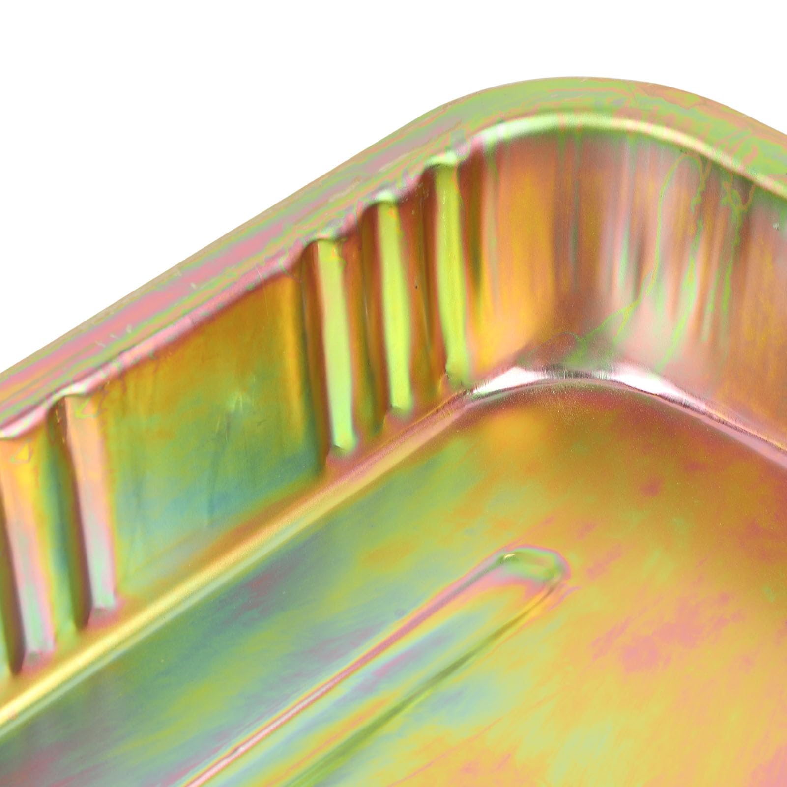 Bandeja de goteo de aceite de 13 litros 48,5 x 37,5 x 9 cm Bandeja de drenaje de aceite de hierro galvanizado y recipiente de recogida de líquidos Depósito anticorrosivo a prueba