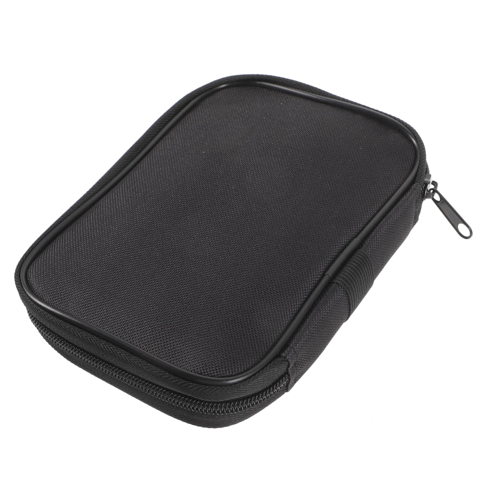 Didiseaon 5 Pz forniture mediche sacchetto stoffa borse stoffa box medicine portatorta per trasporto valigia borsa per misuratore di glicemia borsa per glucometro custodia tessuto Black