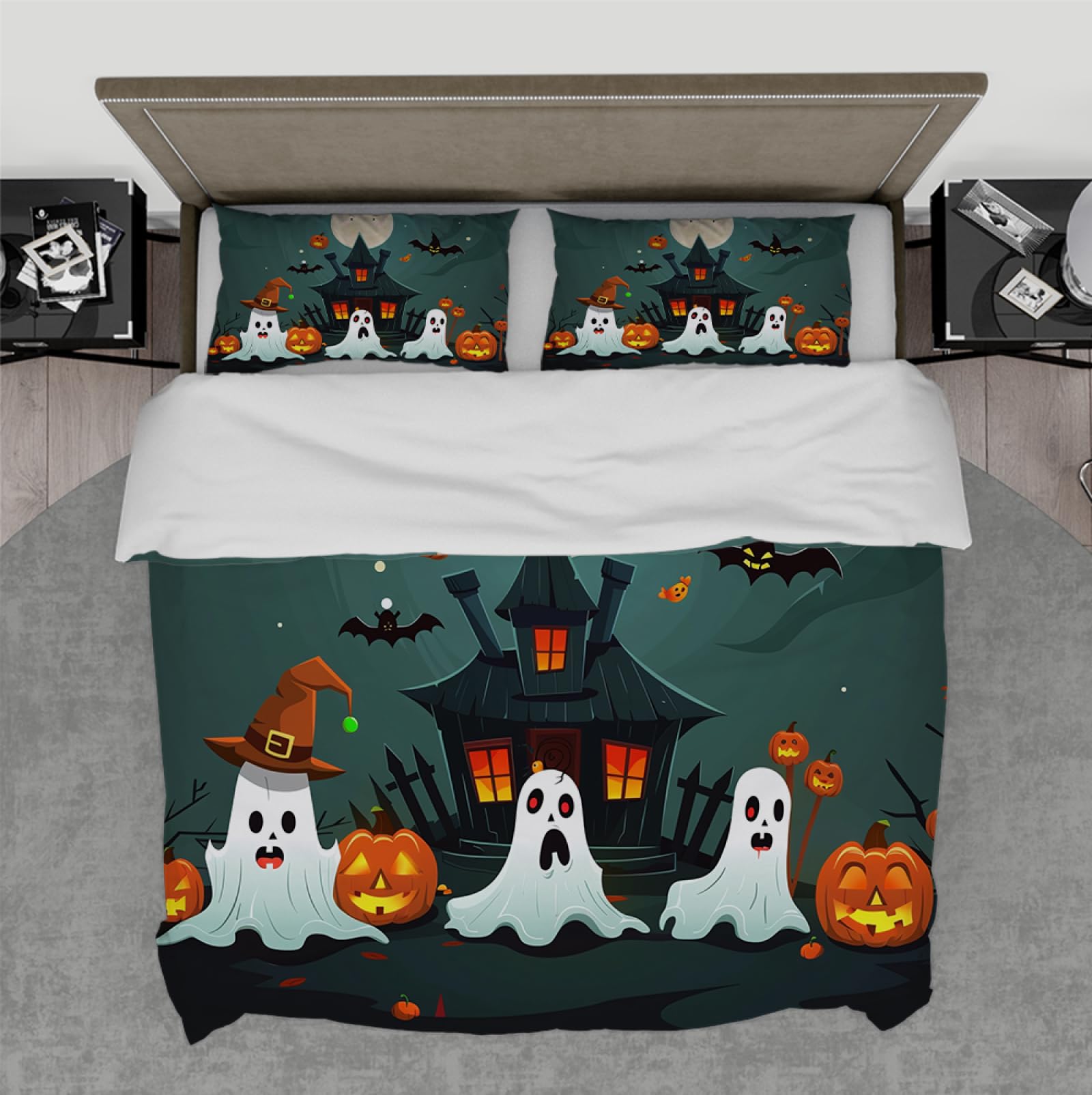 Housse de couette bat et esprit pour les fans de décoration intérieure mystique