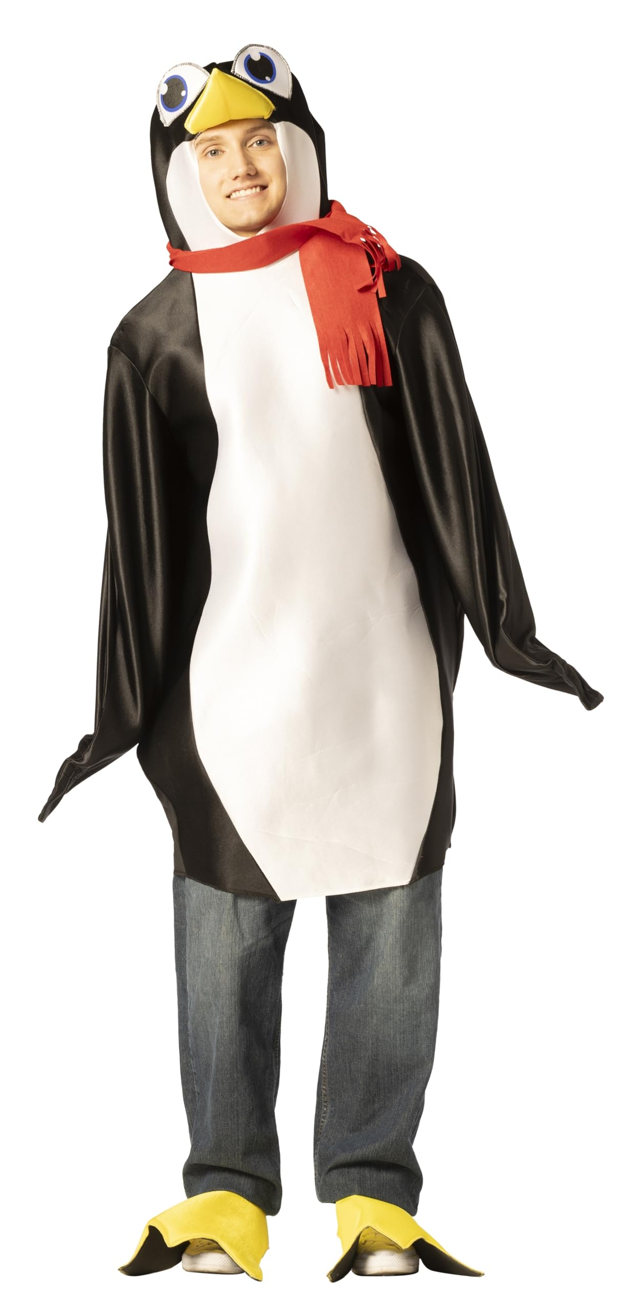 Imposta Costumes - Deluxe Penguin Halloween Costume, Men and Women - Animal Costume - Adult One Size