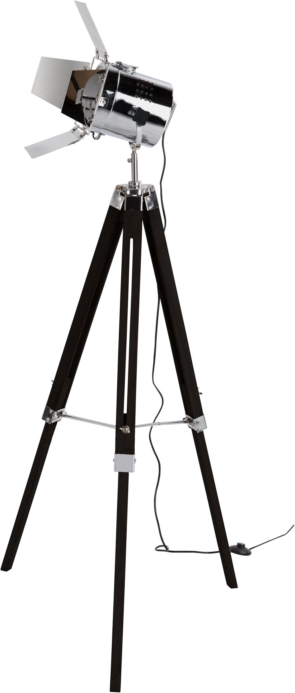 Cinema Floor Lamp Black/Silver