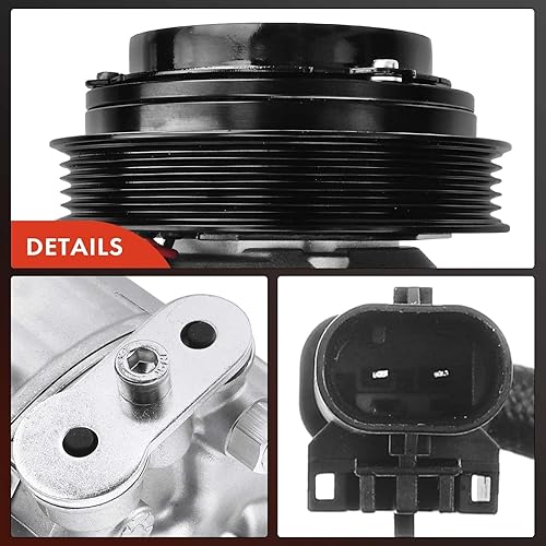 Miniatura 8 de A-Premium Compresor AC con Embrague Compatible con Buick Regal 2.4L 2012