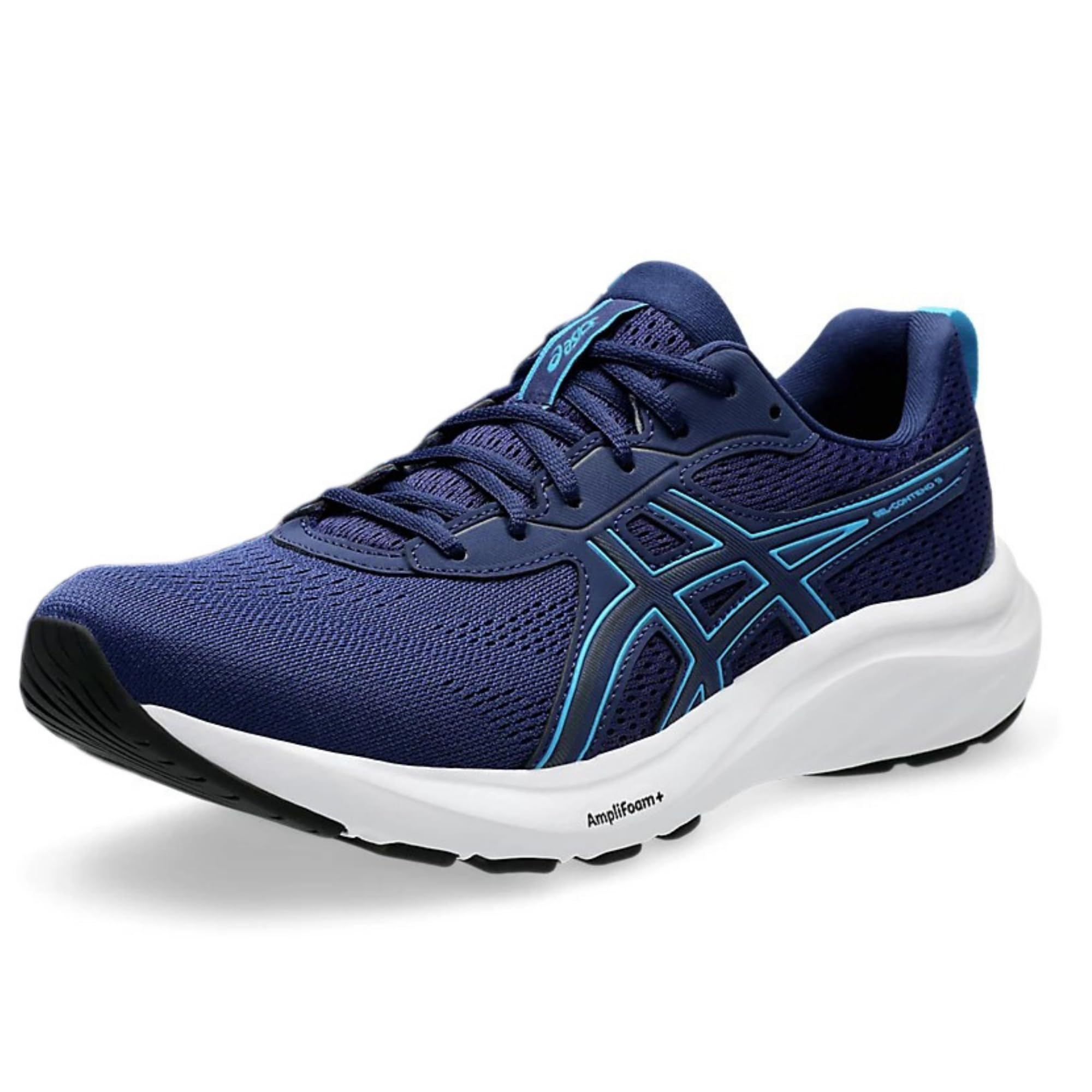 Asics Men's GEL-CONTEND 9 Sneaker, Blue Expanse Digital Aqua, 9 UK