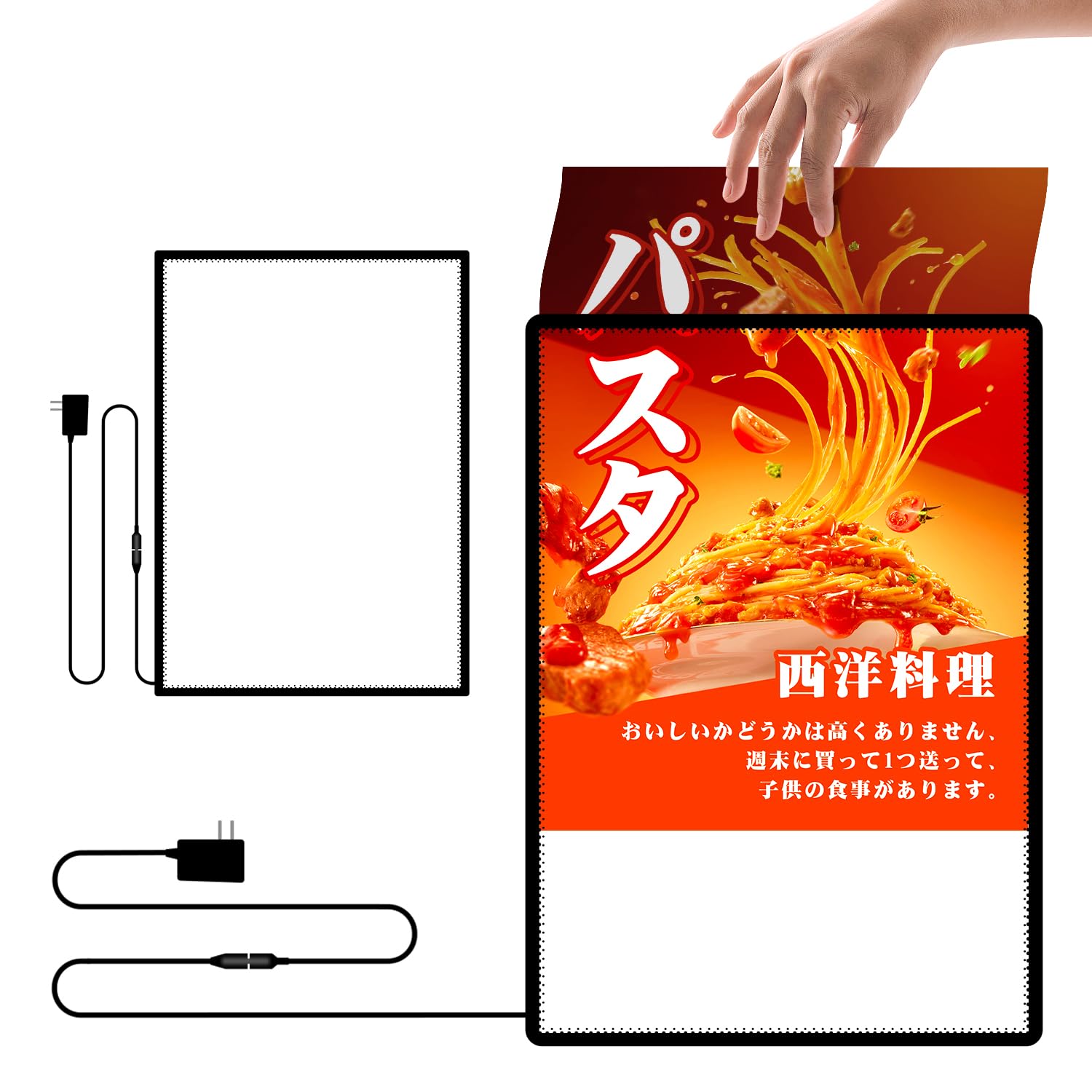 Amazon | 創優会 ledポスターパネル a3店舗用看板 壁掛け 高輝度