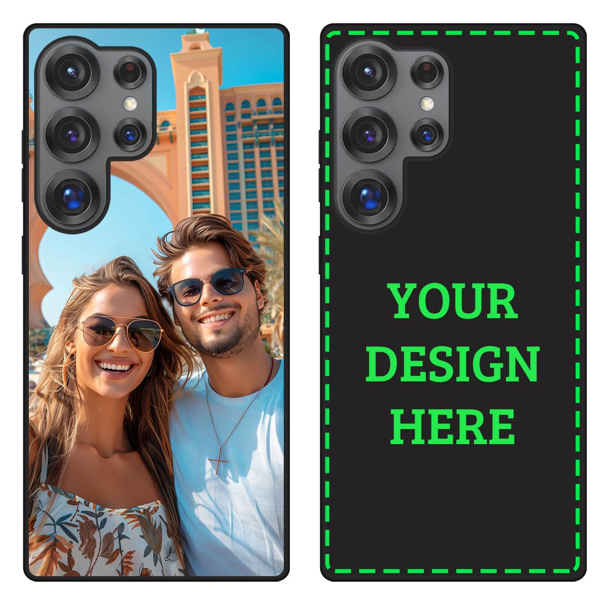 Custom Case for New Samsung Galaxy S25 Ultra 2025 Personalized Photo Logo Text Name Image Picture Soft Full-Body Protective Phone Cover Premium