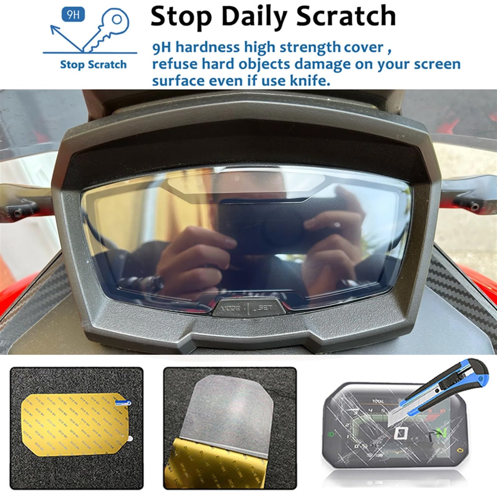 Cruscotto Proteggi Schermo Per Aprilia SR GT 200 125 SRGT200 2022 Accessori Moto Cluster di Protezione Scratch Pellicola Della Protezione Dello Schermo Strumento Pellicola Protettiva Tac
