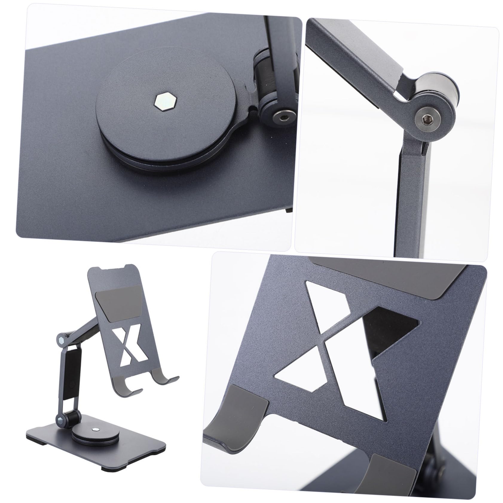 Soporte Giratorio Ajustable para Teléfonos y Tabletas Soporte De Escritorio Compatible Móviles para y Diseño Portátil