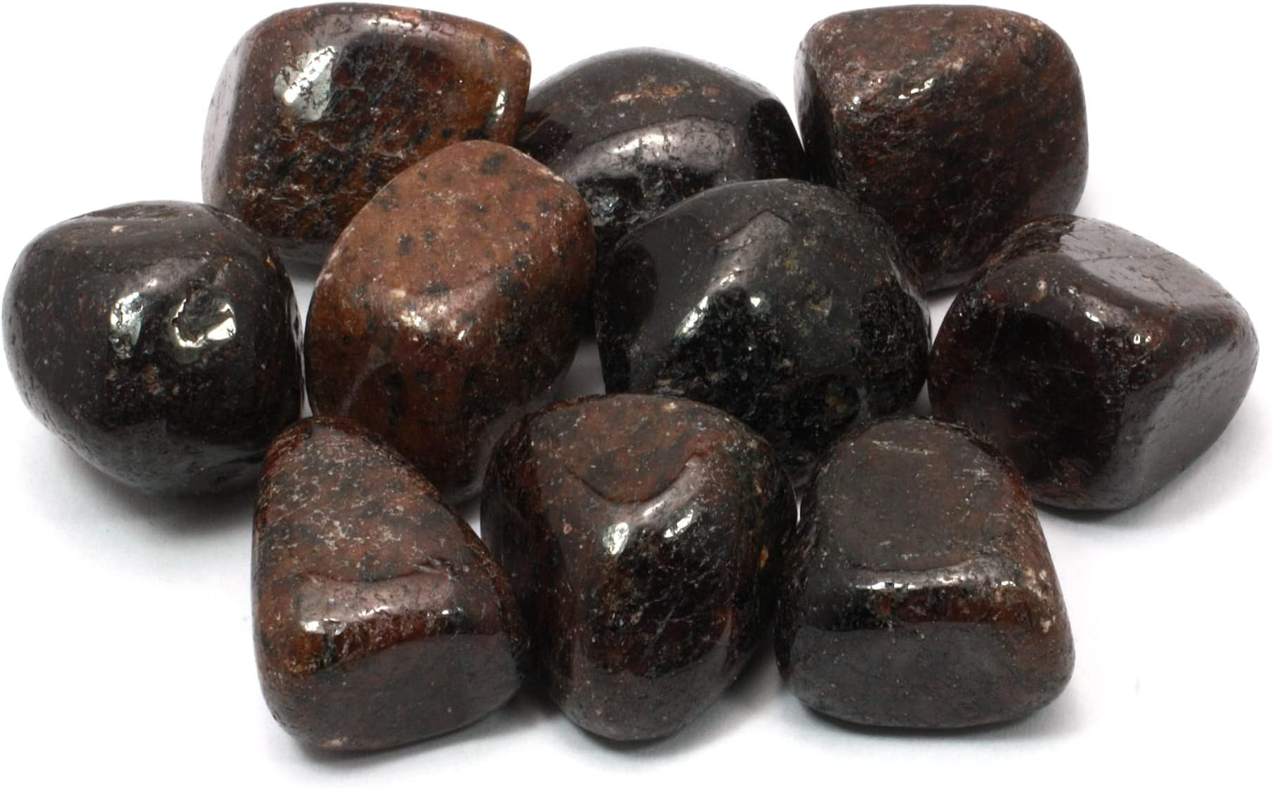 CrystalAge Red Garnet Tumble Stone (20-25mm) - Single Stone