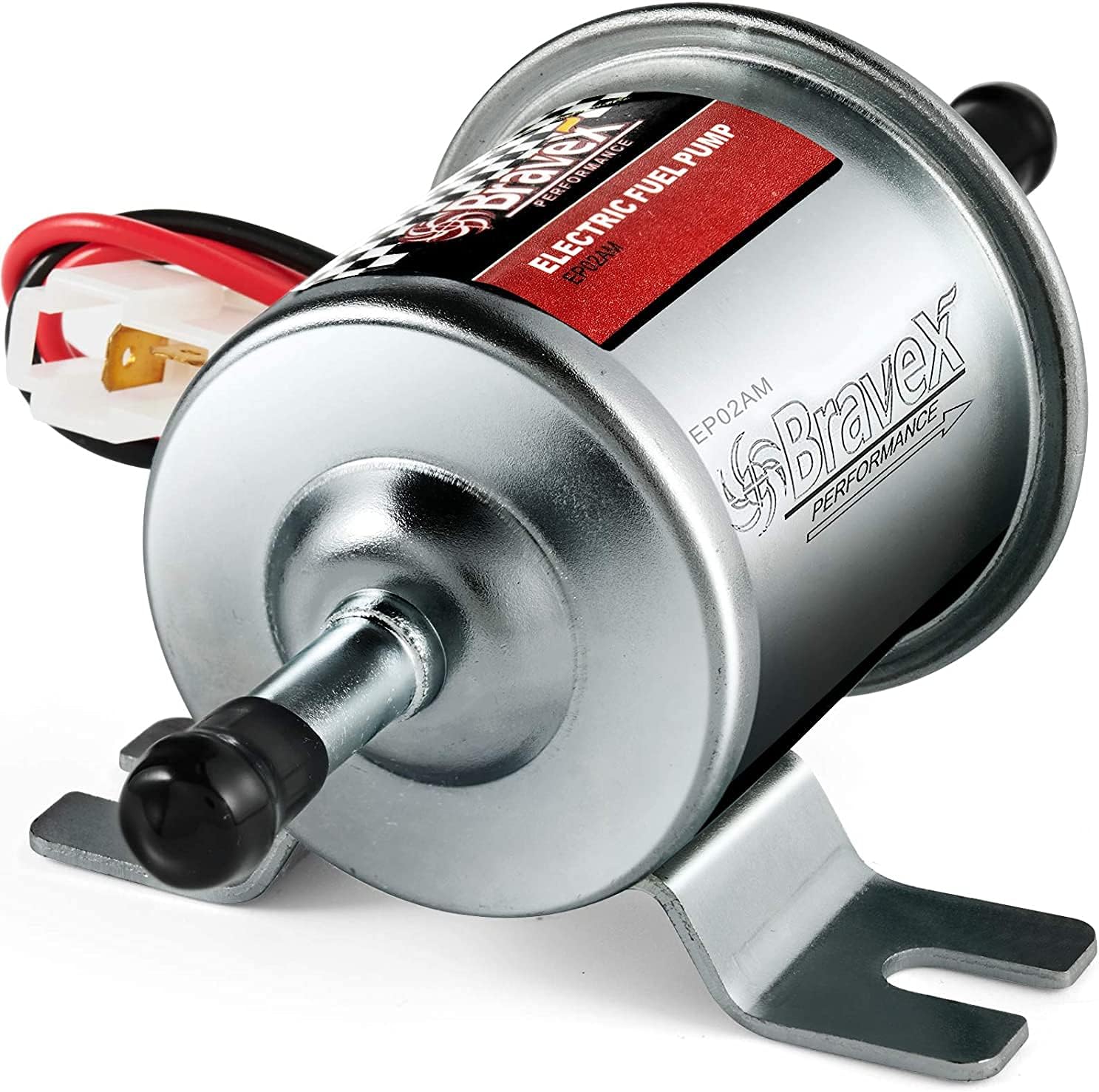 12V Gas Diesel Inline Electric Fuel Pump Diesel 47 PSI HEP02A High